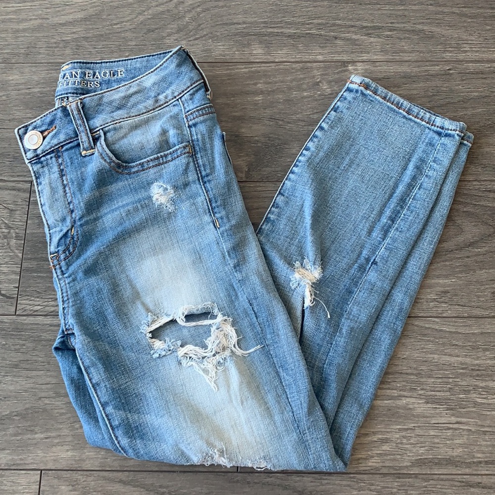 American eagle Hi rise jegging cropped